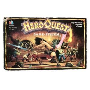 HeroQuest Game System BOX ONLY
Original 1980’s Good For Starter Box See Photos